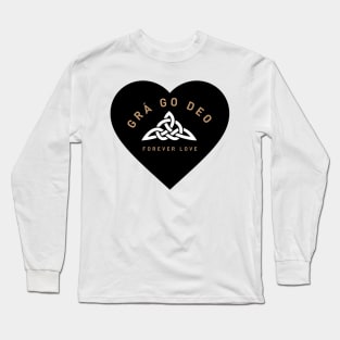 Forever Love Irish Celtic Knot Long Sleeve T-Shirt